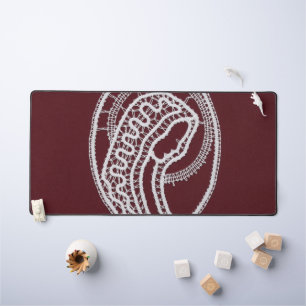Catholic Blessed Virgin Mary, lace Desk Mat
