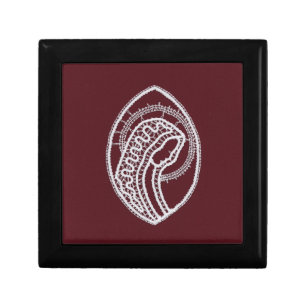Catholic Blessed Virgin Mary, lace Gift Box