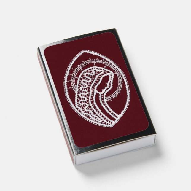 Catholic Blessed Virgin Mary, lace   Matchboxes (Front Closed)