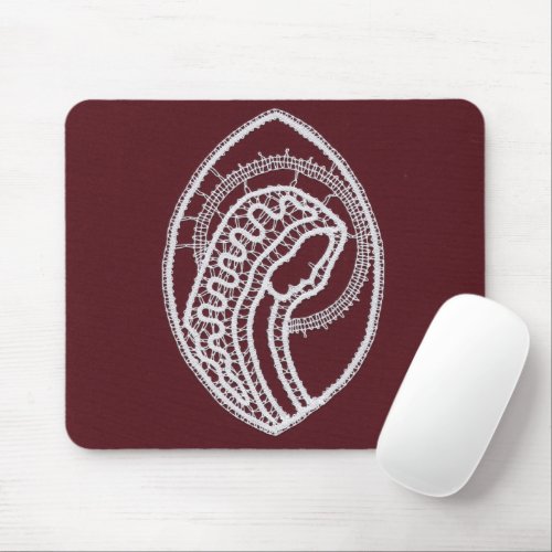 Catholic Blessed Virgin Mary lace  Mouse Pad