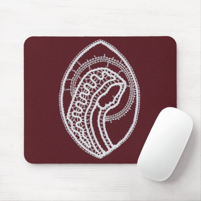 Catholic Blessed Virgin Mary, lace  Mouse Pad (With Mouse)