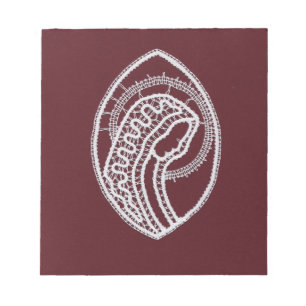Catholic Blessed Virgin Mary, lace Notepad