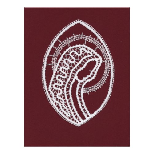 Catholic Blessed Virgin Mary lace   Photo Print
