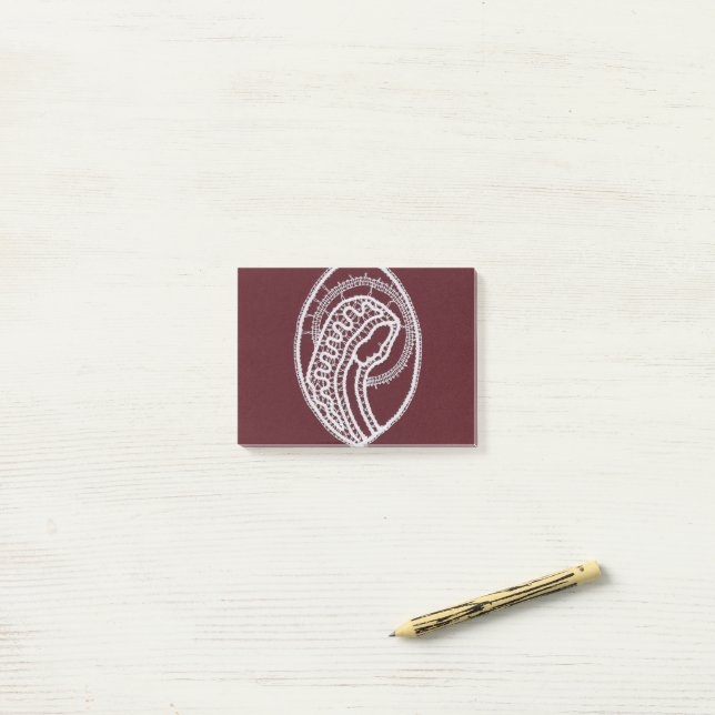 Catholic Blessed Virgin Mary, lace  Post-it Notes (On Desk)