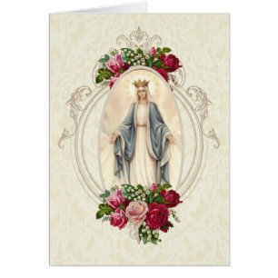 Catholic Blessed Virgin Mary Memorare Prayer Cards