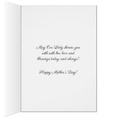Catholic Blessed Virgin Mary Mothers Day Cards (Inside (Right))