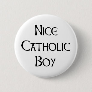 catholic boy nice button