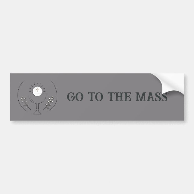 Catholic Bumper Sticker (Front)