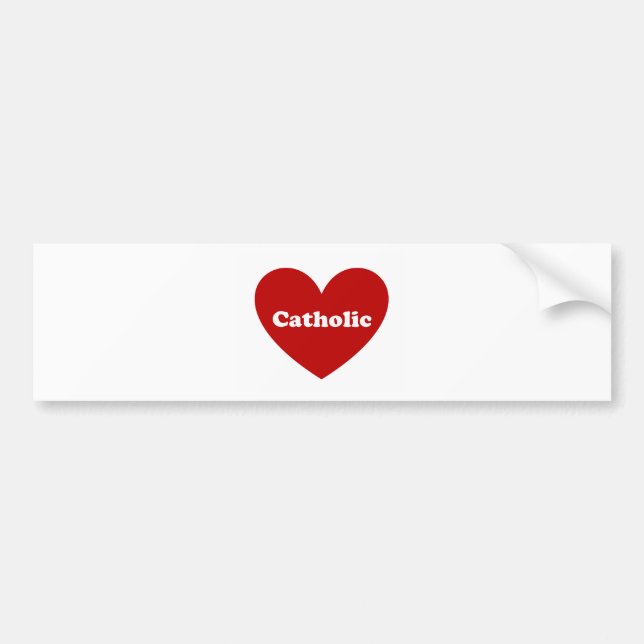 Catholic Bumper Sticker (Front)