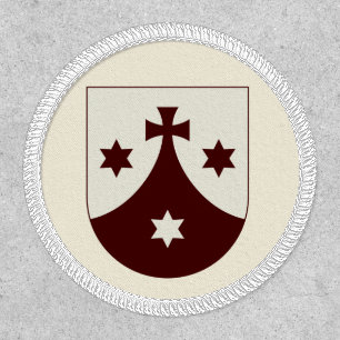 Catholic Carmelite Coat of Arms Patch