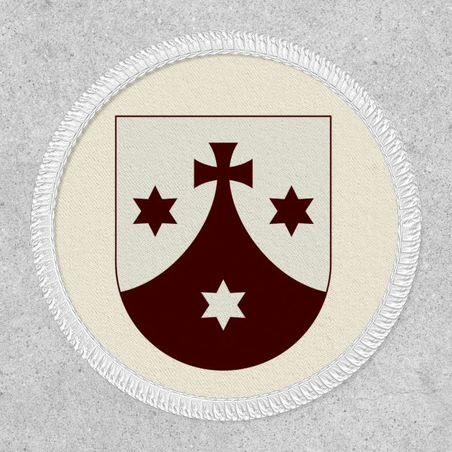 Catholic Carmelite Coat of Arms Patch (Front)
