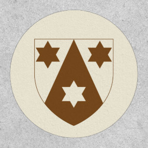Catholic Carmelite Coat of Arms Patch
