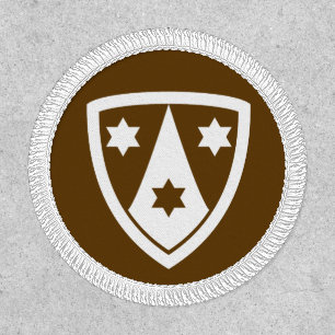Catholic Carmelite Coat of Arms Shield Patch