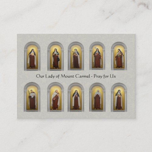 Catholic Carmelite Saints Nuns Priests Holy Cards