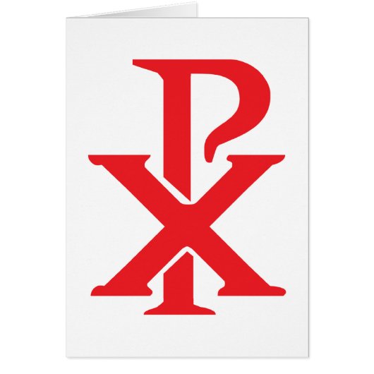 Catholic Chi Rho Cards (Front)