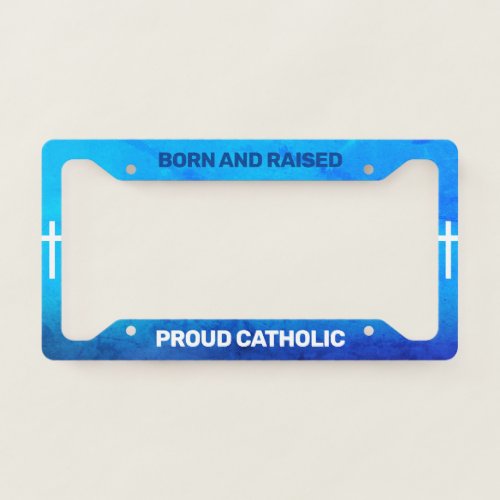 Catholic Christian  License Plate Frame