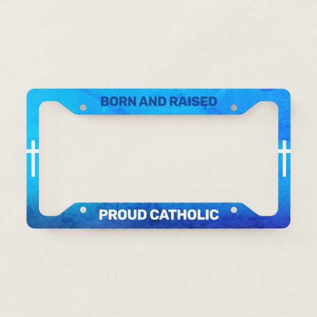 Catholic Christian  License Plate Frame (Front)