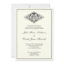 Catholic Classic Elegant Ivory Religious Wedding 