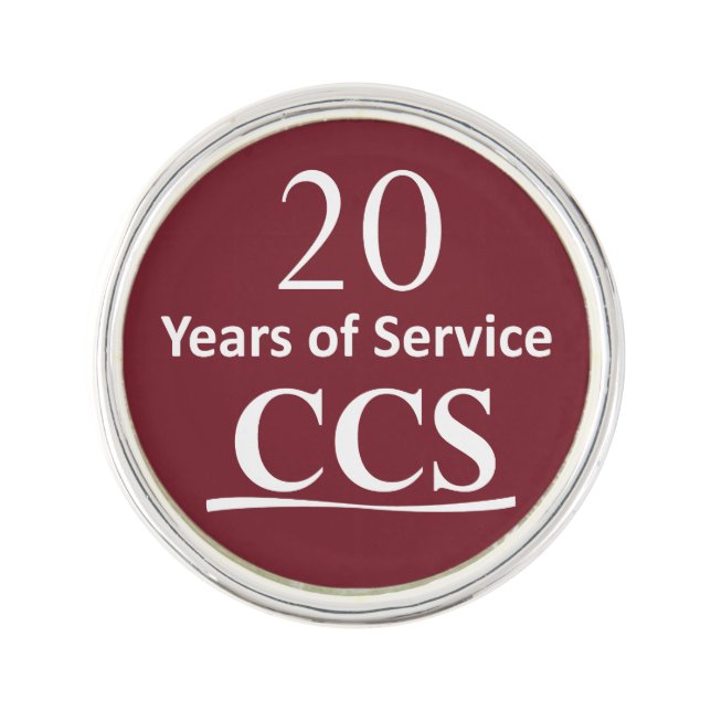 Catholic Community Services 20 Year Lapel Pin (Front)