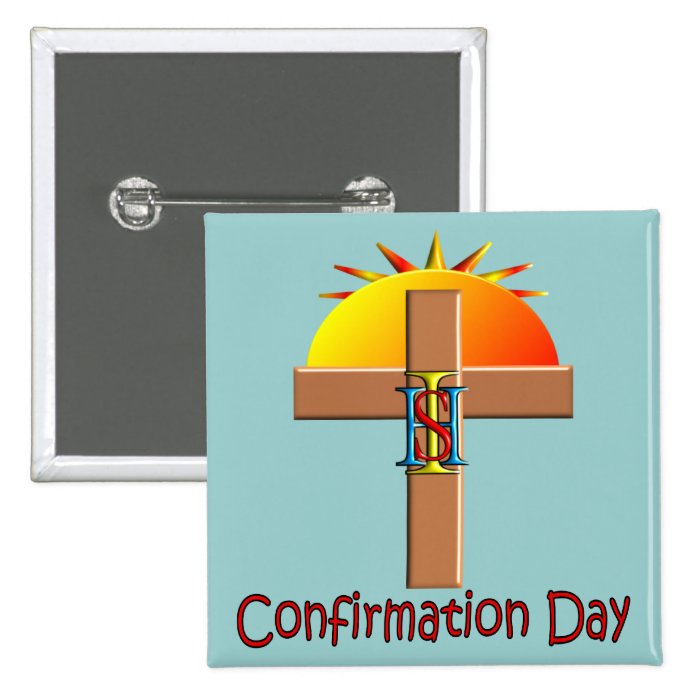 Catholic Confirmation Day for Kids Pin