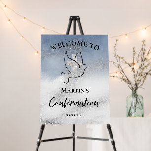 Catholic Confirmation welcome sign