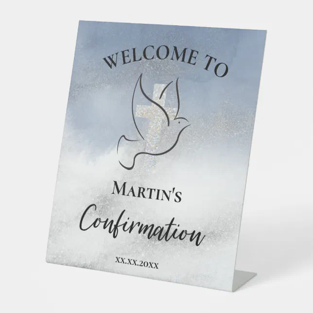 Catholic Confirmation welcome sign | Zazzle