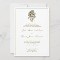 Catholic Cross Eucharist Floral Wedding