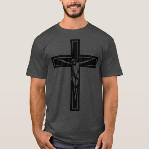 Catholic Crucifix T_Shirt