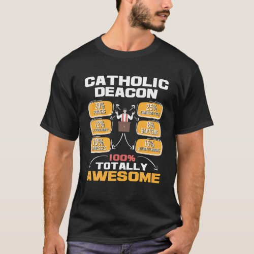 Catholic Deacon _ Christian Church Christian Minis T_Shirt