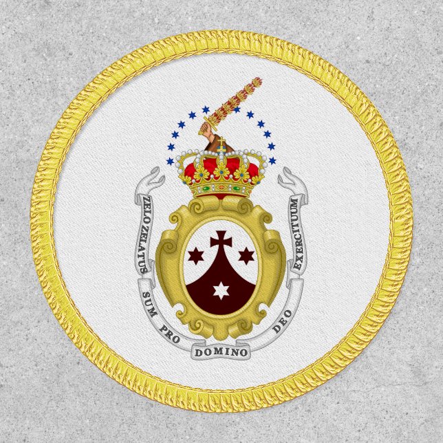 Catholic Discalced Carmelite Crest  Patch (Front)