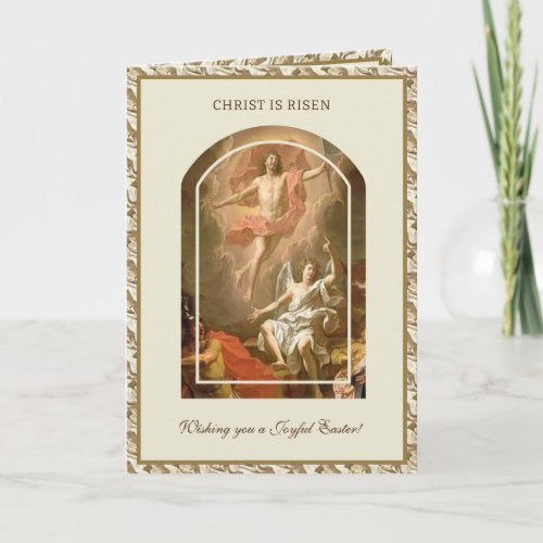 Catholic Easter Prayer Resurrection of Jesus Holiday Card