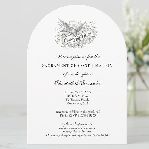 Catholic Elegant Sacrament of Confirmation
