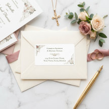 Catholic Etiquetas de Dirección de Remitente