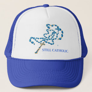 CATHOLIC FAITH, ROSARY TRUCKER HAT