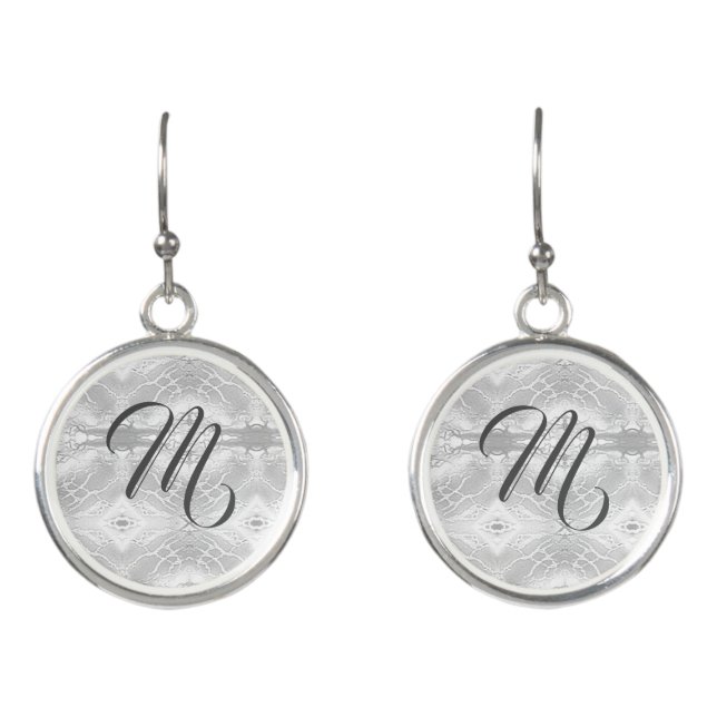 Catholic Faux-Satin Earrings (Front)