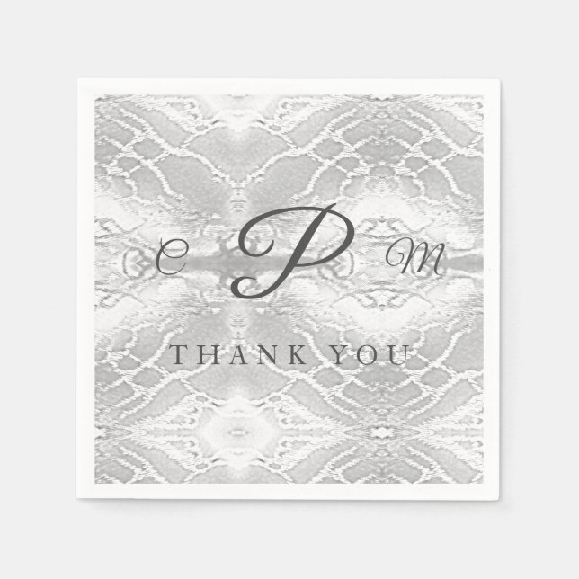 Catholic Faux-Satin Monogrammed  Napkins (Front)
