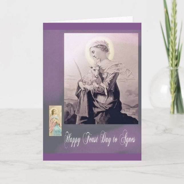 Catholic Feast Day Greeting Card (Front)
