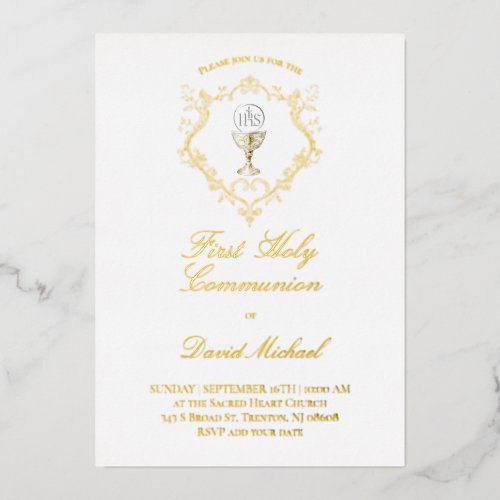 catholic first communion chalice crest