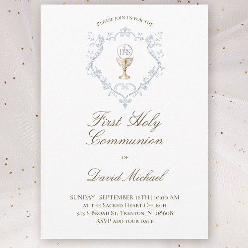 catholic first communion Chalice Host