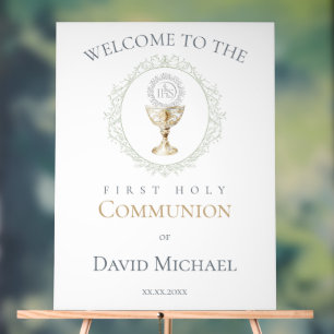 catholic first communion Eucharist Acrylic Sign