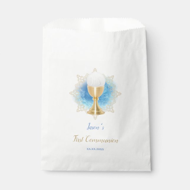 Catholic First Communion  Favor Bag (Front)
