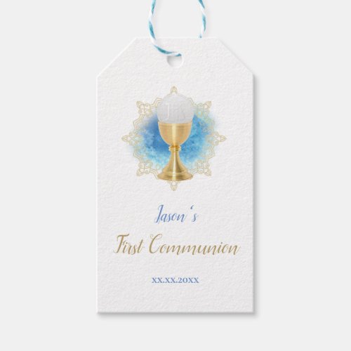 Catholic First Communion Gift Tags