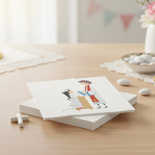 Catholic First Communion Girl Napkins