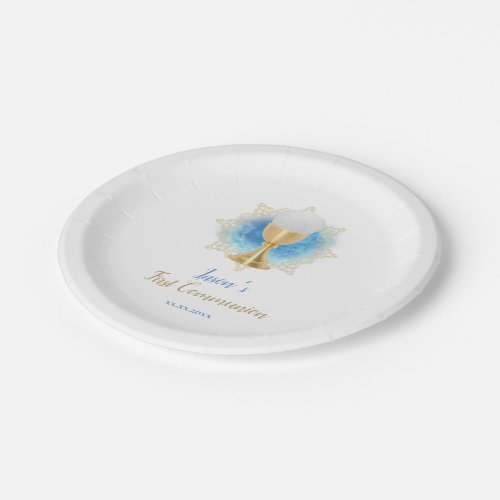 Catholic First Communion Paper Plates