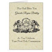 Catholic First Holy Communion Angels Lace (Front)