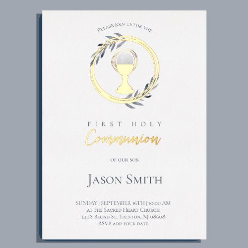 Catholic First Holy Communion