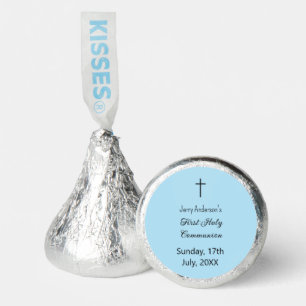 Catholic first holy communion simple QR minimal Hershey®'s Kisses®