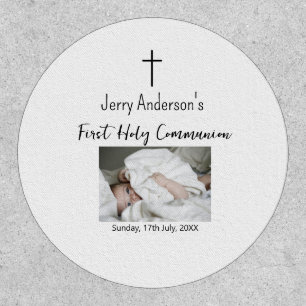 Catholic first holy communion simple QR minimal Patch