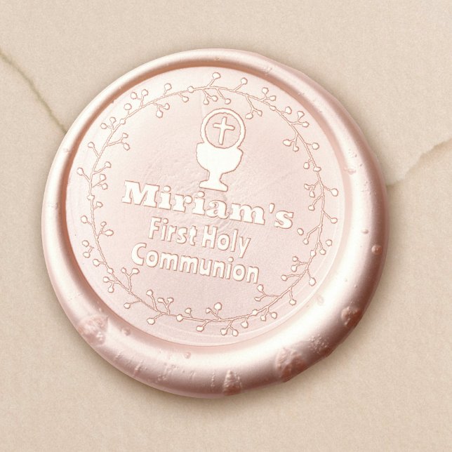 Catholic First Holy Communion Wax Seal Sticker (Creator Uploaded)