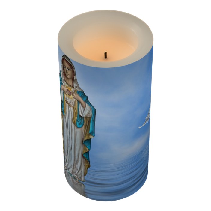 Catholic Flameless Candle